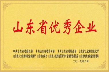 山東省優秀企業
